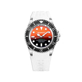 Bobroff White Rubber Watch -   -  Bobroff.